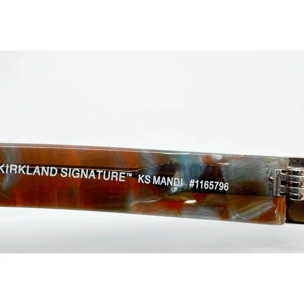 Kirkland Signature Eyeglass Frames Gold Tortoise Aviator KS MANDI 60-15-135